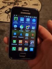 Smartfon Samsung Galaxy Ace Plus czarny Virgin Media Network 3GB 5MP Android, używany na sprzedaż  Wysyłka do Poland
