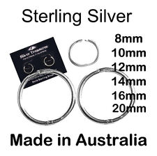 Dormentes de prata esterlina maciça 8mm 10mm 12mm 14mm 20mm feitos na Austrália não alérgicos comprar usado  Enviando para Brazil