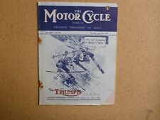 The Motorcycle Magazine 1947 3rd April - Triumph segunda mano  Embacar hacia Mexico