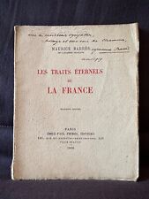 Livre dédicacé traits d'occasion  Châteaubourg