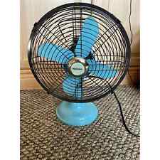 Retro Style Holmes Oscillating Blue Desk Fan - Tested and Working! for sale  Shipping to South Africa