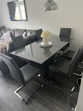 Grey dining table for sale  HARLOW