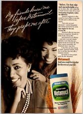 PRINT AD 1987 Metamucil Natural Therapeutic Fiber Sugar Free 8x10.5 for sale  Shipping to South Africa