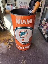 🔥Capacete de barra única vintage Miami Dolphins NFL lata de lixo metal década de 1970🔥 comprar usado  Enviando para Brazil