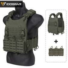 Colete Tático IDOGEAR Airsoft Placa Transportadora MOLLE 556 Tripla Mag Bolsa Camuflagem Exército comprar usado  Enviando para Brazil