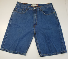 Shorts jeans masculino Levis 569 36 solto reto azul jeans 36 X 11 logotipo comprar usado  Enviando para Brazil