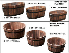 Wooden barrel planter for sale  SCUNTHORPE