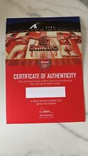 Arsenal certificate authentici for sale  PETERBOROUGH