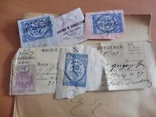 Ancien timbres quittance d'occasion  Senones