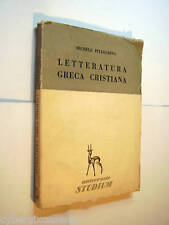 Letteratura greca cristiana usato  Italia