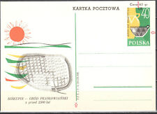 Poland 1959 archeologie Biskupin - Fi. Cp 168a - error - postcard - unused, używany na sprzedaż  PL