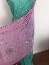 saree lengha pink for sale  LONDON