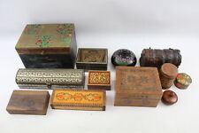 Wooden boxes antique for sale  LEEDS