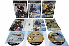 Pacote combo de jogos de paintball PlayStation 2 PS2 com manuais e Reg. Cartões testados comprar usado  Enviando para Brazil