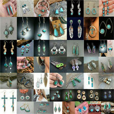 Käytetty, 925 Silver Dangle Drop Earrings Ear Hook Cubic Zirconia Women Fashion Jewelry myynnissä  Leverans till Finland