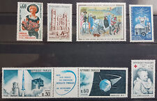 1965 7 timbres d'occasion  Solesmes