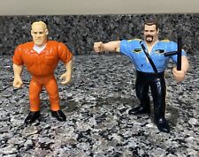 Used, WWF Hasbro Nailz & Big Boss Man Figures w/Nightstick for sale  Chapin