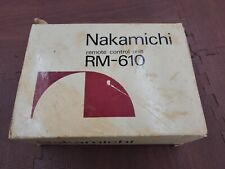 Nakamichi remote control for sale  Norristown