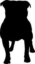 Used, STAFFORDSHIRE BULL TERRIER SILHOUETTE CAR DECAL STICKER for sale  Shipping to South Africa
