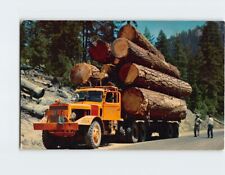 Postcard logging truck for sale  Almond