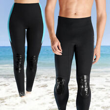 Calças leggings de neoprene 1,5 mm roupas de mergulho masculinas femininas surf calças longas comprar usado  Enviando para Brazil