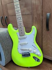 Used, FENDER SQUIRE STRATOCASTER PROJECT GUITAR VIBRANT YELLOW & BAG #Spares Repairs# for sale  Shipping to South Africa