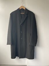 Crombie overcoat black for sale  PINNER