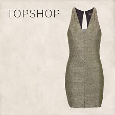 Topshop womens gold for sale  BASINGSTOKE