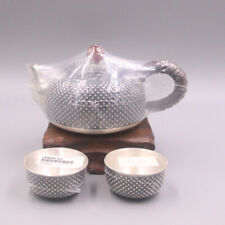 Teteras de plata fina de plata pura 999 juegos de té vintage taza de té pequeña segunda mano  Embacar hacia Mexico