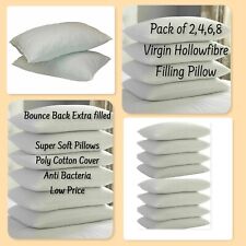  Bounce Back Hollowfibre Pillows, Super Soft Anti Allergic Pillows 2x,4x,6x & 8x, used for sale  Shipping to South Africa