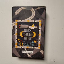 Baralho de cartas de tarô Witch Folk 1ª edição qualidade alta 80 cartas antigo antigo comprar usado  Enviando para Brazil