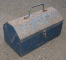vintage metal toolbox for sale  PENRYN