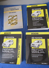 2005 Toyota Corolla MATRIX Service Repair RM1108U Vol. 1, 2, 3 Manual + EWD Fabricante de Equipamento Original, usado comprar usado  Enviando para Brazil