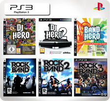 Guitar Hero: DJ Hero/DJ Hero 2/Band Hero/Rock Band/1/2/3 PS3 *Multi lista* comprar usado  Enviando para Brazil