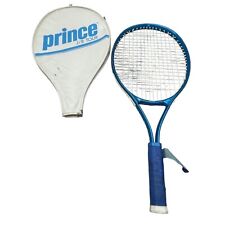 Prince Jr Tour 90 raqueta de tenis y cubierta azul blanca RARA LECTURA segunda mano  Embacar hacia Argentina