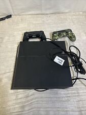 Used Black PS4 With Two Controllers Black And Camoflauge  for sale  Shipping to South Africa