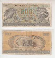 Repubblica 500 lire usato  Italia