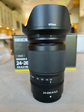 Lente telefoto Nikon NIKKOR Z 24-200mm f/4-6.3 VR, estado impecável, extras, usado comprar usado  Enviando para Brazil