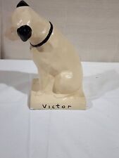 Used, Vintage Victor RCA Nipper Dog Chalkware Statue Figurine Advertising 10.5” Tall for sale  Shipping to Canada
