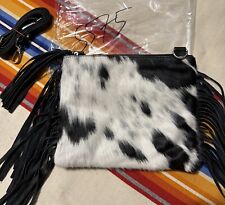 Real cowhide crossbody for sale  Shipping to Ireland