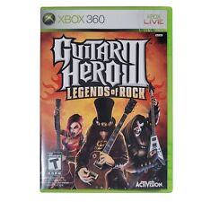 Guitar Hero III: Legends of Rock Microsoft Xbox 360 completo com manual NTSC, usado comprar usado  Enviando para Brazil