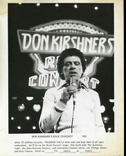 Frankie Valli Don Kirshners Koncert rockowy Oryginał 8x10" Zdjęcie #H7045 na sprzedaż  Wysyłka do Poland