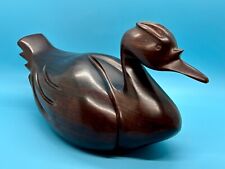 Vintage Heavy Ironwood Carved Duck – Over 4 Pounds! – Beautiful! for sale  Shipping to South Africa