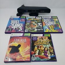 Xbox 360 Kinect Bundle - Sensor  & 5 Games Cleaned and Polished Discs for sale  Shipping to South Africa