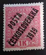 1919 czechoslovakia overprint d'occasion  Expédié en Belgium