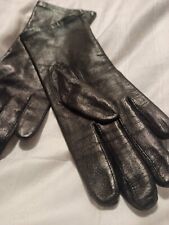 Leder handschuhe blaumarin gebraucht kaufen  Lampertheim