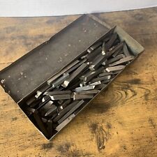LOT PILE OF METAL LATHE BITS 3/8, 5/8, 1/4, 1/2 ETC Some Carbide - 7.3lbs W Case for sale  Shipping to South Africa