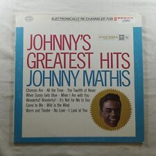 Johnny Mathis Johnny's Greatest Hits Record Álbum de Vinil LP comprar usado  Enviando para Brazil