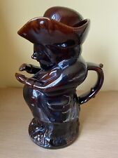 Large Antique 19th Century Rockingham Treacle Glazed Toby Jug With Lid for sale  Shipping to South Africa