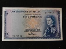 Gobierno de Malta 1949 5 libras USD  segunda mano  Embacar hacia Argentina